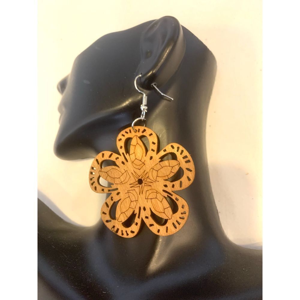 Wooden Fashion Earrings 